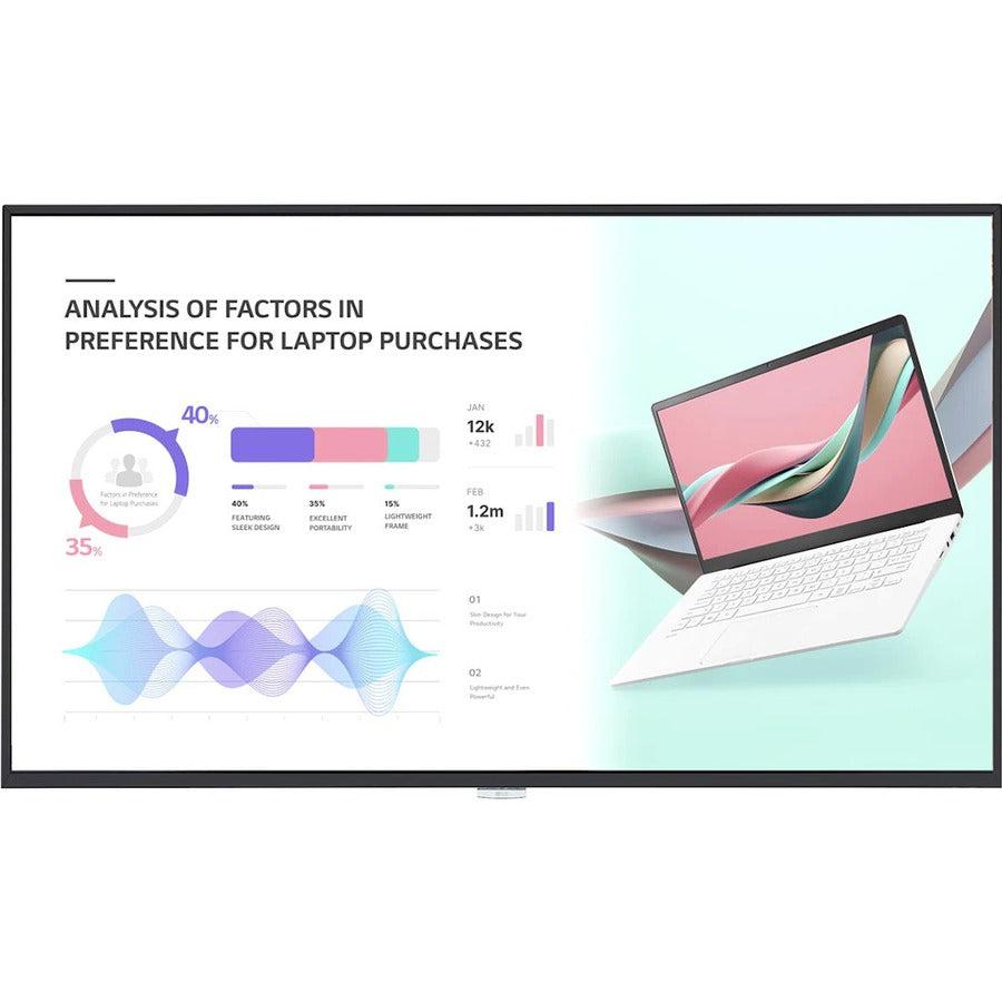 LG 43UH5J-H UHD Digital Signage Display - 500 Nit High Haze | TechSoft