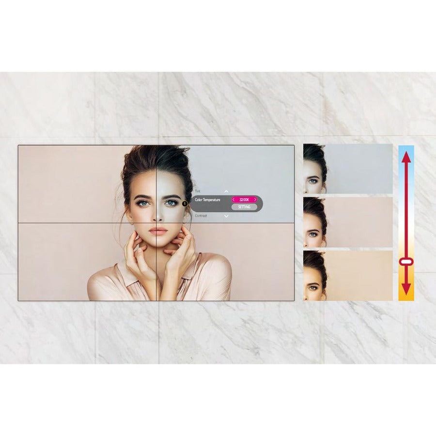 LG 49VL5G-M 49 FHD Slim Bezel Video Wall with 3.5mm Bezel" 49VL5GMW-4P