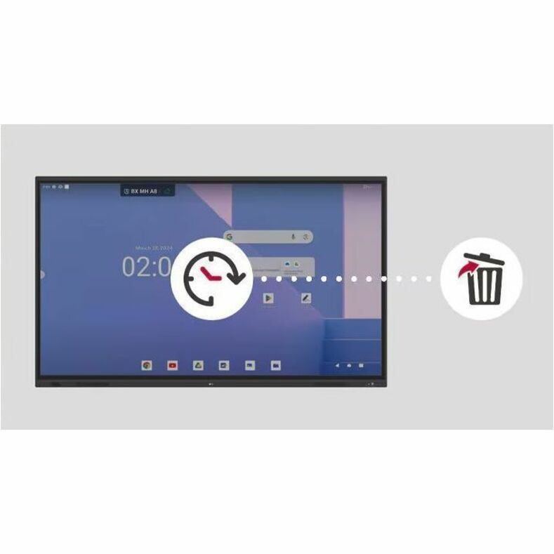 LG 65TR3DQ-B 65" 4K Android 14 Touch Display with HDMI & USB-C