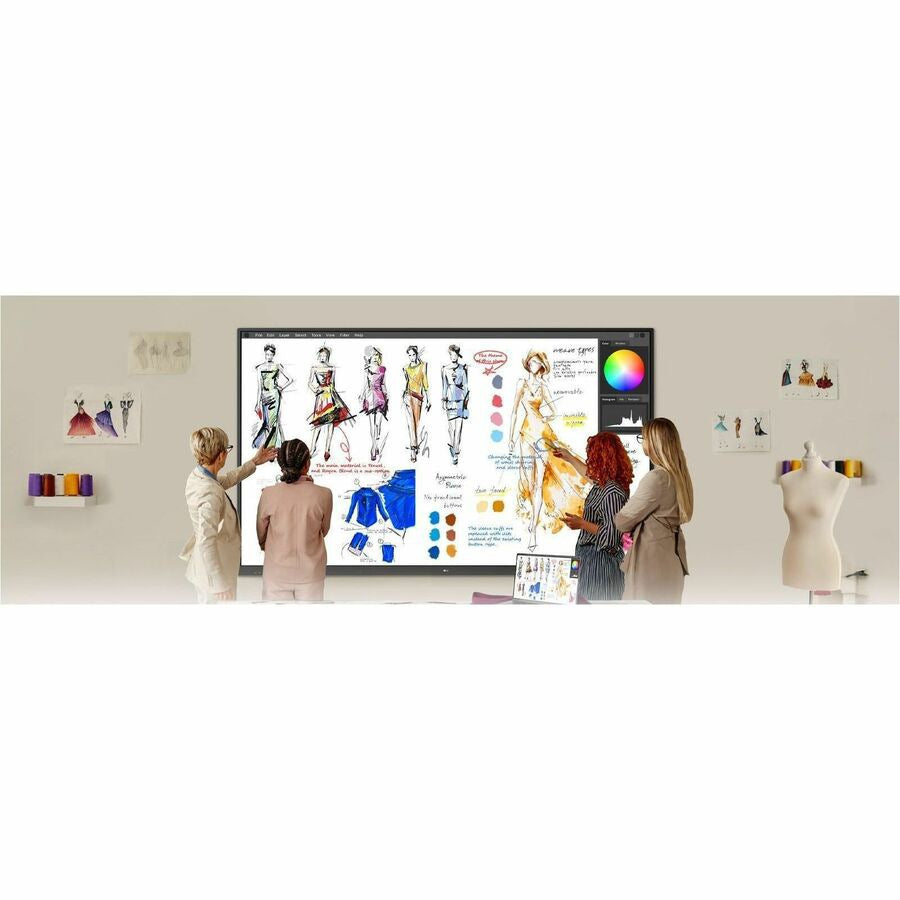 LG 75" 4K UHD Interactive Touchscreen Display, 40 Multi-Touch Points, Corporate & Education