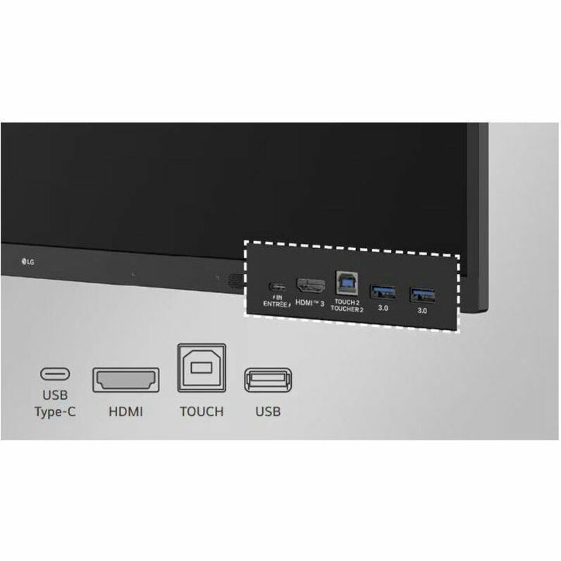 LG 75" 4K UHD Interactive Touchscreen Display, 40 Multi-Touch Points, Corporate & Education