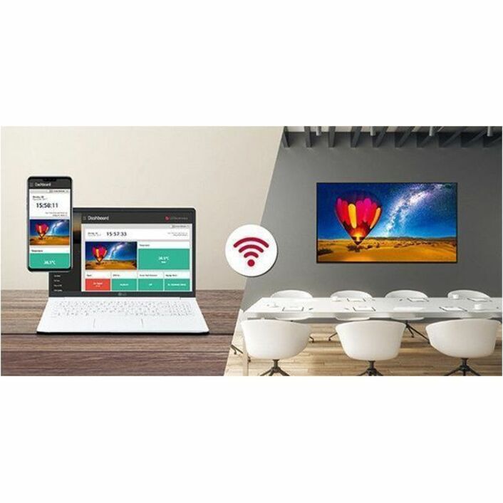 LG 86" UHD Digital Signage Display with 8GB Memory & Wi-Fi
