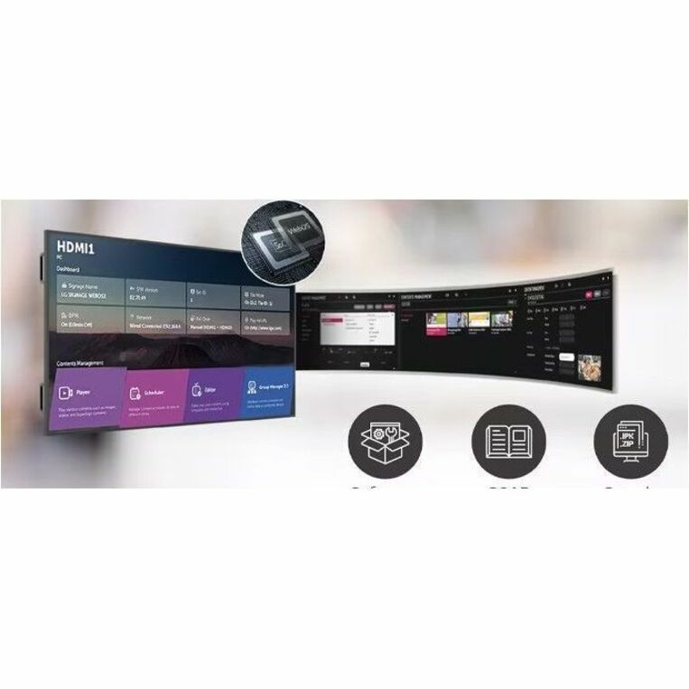 LG 98" UM5K-B Series UHD Signage Display 98UM5K-B