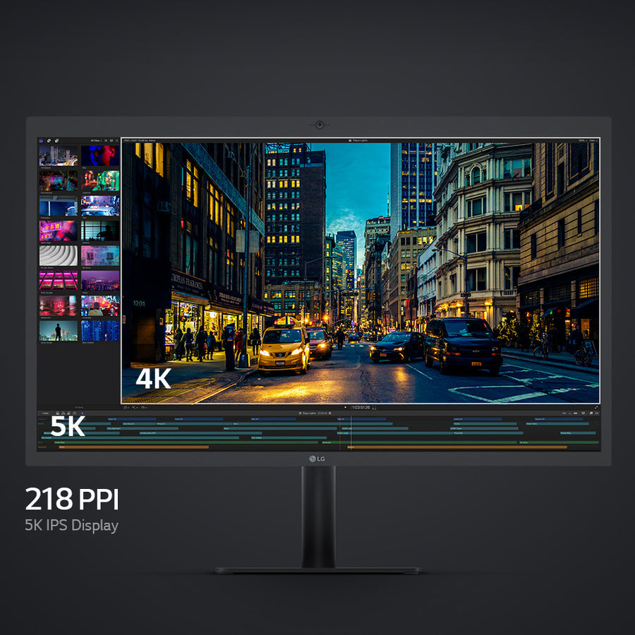 LG UltraFine 27MD5KLB-B 27" 5K UHD LCD Monitor - 16:9