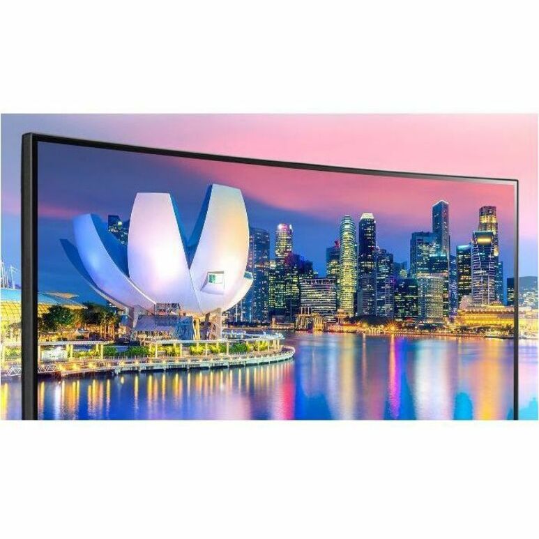 LG Ultrawide 34BQ77QC-B 34" Class Webcam WQHD Curved Screen LCD Monitor - 21:9 - Textured