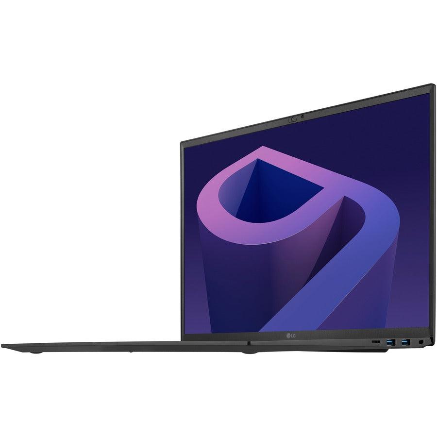 LG gram 17Z90Q-K.AAB8U1 17" Notebook - WQXGA - 2560 x 1600 - Intel Core i7 12th Gen i7-1260P Dodeca-core (12 Core) 2.10 GHz - Intel Evo Platform - 16 GB Total RAM - 1 TB SSD - Black
