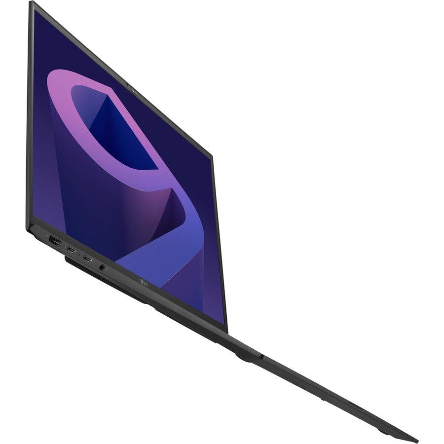 LG gram 17Z90Q-K.AAB8U1 17" Notebook - WQXGA - 2560 x 1600 - Intel Core i7 12th Gen i7-1260P Dodeca-core (12 Core) 2.10 GHz - Intel Evo Platform - 16 GB Total RAM - 1 TB SSD - Black