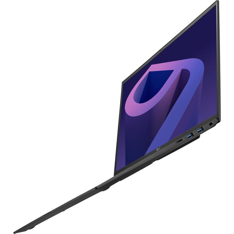 LG gram 17Z90Q-K.AAB8U1 17" Notebook - WQXGA - 2560 x 1600 - Intel Core i7 12th Gen i7-1260P Dodeca-core (12 Core) 2.10 GHz - Intel Evo Platform - 16 GB Total RAM - 1 TB SSD - Black