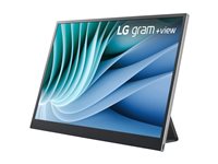 LG gram +view 16MR70.ASDU 16" Class WQXGA LCD Monitor - Silver - 16" Viewable - In-plane
