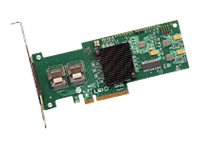 LSI MegaRAID 9240-8i - Storage controller (RAID) - 8 Channel - SATA 6Gb/s / SAS - RAID RAID 0, 1, 5, 10, 50 - PCIe 2.0
