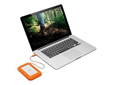 LaCie 1TB Rugged USB-C 3.2 Gen 1 External Hard Drive for Professionals