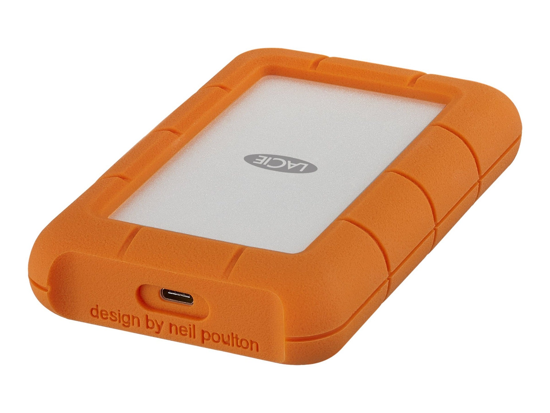 LaCie 1TB Rugged USB-C 3.2 Gen 1 External Hard Drive for Professionals