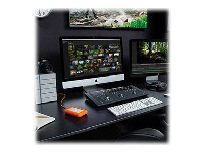 LaCie 1TB Rugged USB-C 3.2 Gen 1 External Hard Drive for Professionals