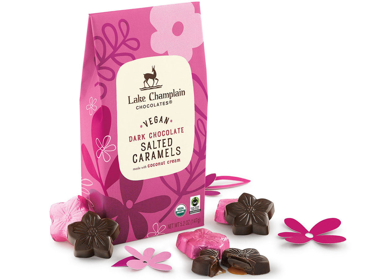 Lake Champlain Vegan Salted Caramel Flowers