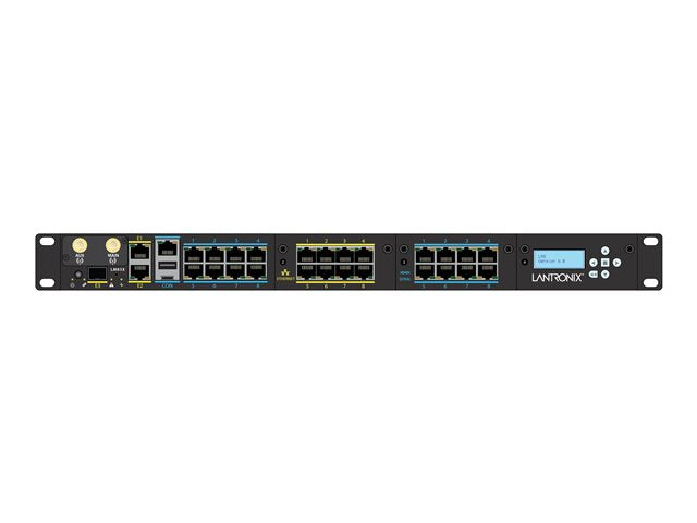 Lantronix 32-Port LM83X - 250 GB - Twisted Pair - 3 Total Expansion Slot(s) - 3 x Network