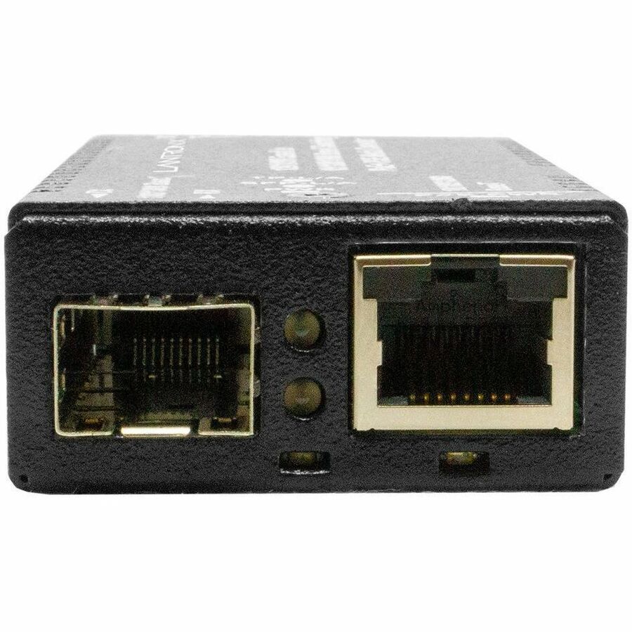 Lantronix M/GE-PSW-PSE-01-NA Gigabit PoE+ Media Converter with SFP