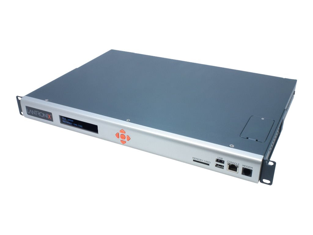 Lantronix SLC 8000 - Console server - 16 ports - 1GbE, RS-232 - DC power - 1U - rack-mountable - TAA Compliant SLC80162401G
