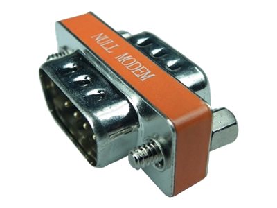 Lantronix - Serial gender changer - DB-9 (M) to DB-9 (M) - thumbscrews ACC-140-0633-00