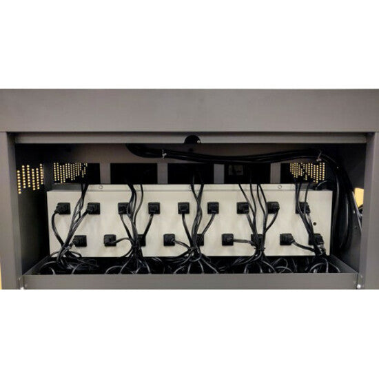 Laptop Charging Cart - Bretford CUBE 36-Device USB-C Mobile Cart | Tecisoft TVC36USBC-SKY