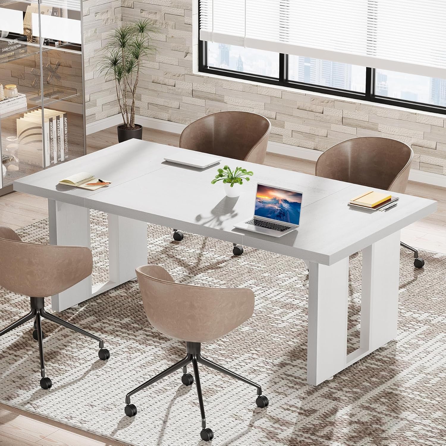 Large Executive Desk for Home Office Spacious Workstation