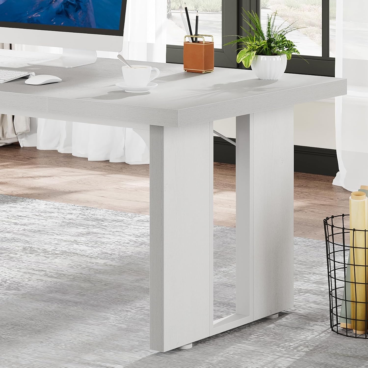 Large Executive Desk for Home Office Spacious Workstation