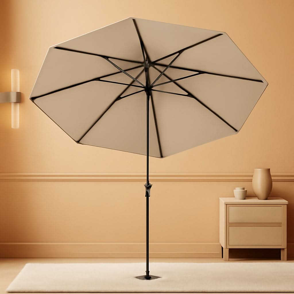 Large Patio Market Outdoor Umbrella With Push Button Tilt