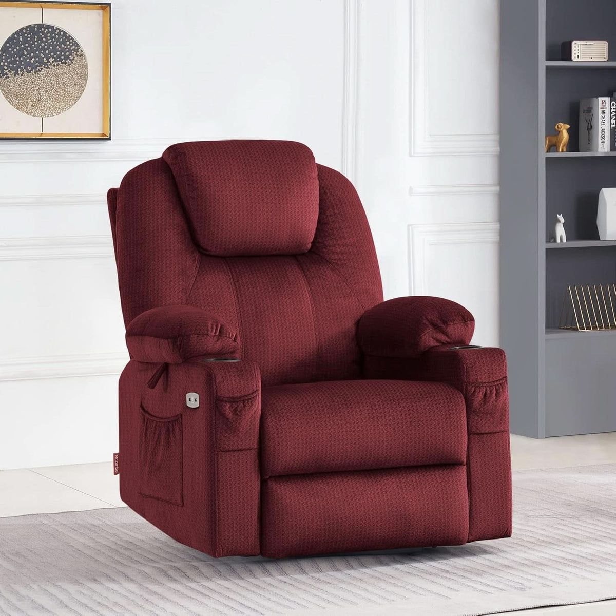 Large Power Lift Recliner Chair With Massage And Heat