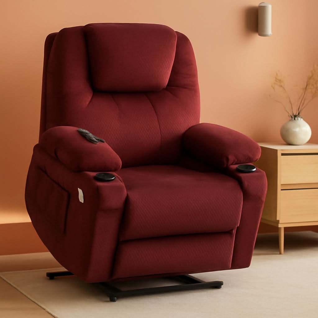 Large Power Lift Recliner Chair With Massage And Heat