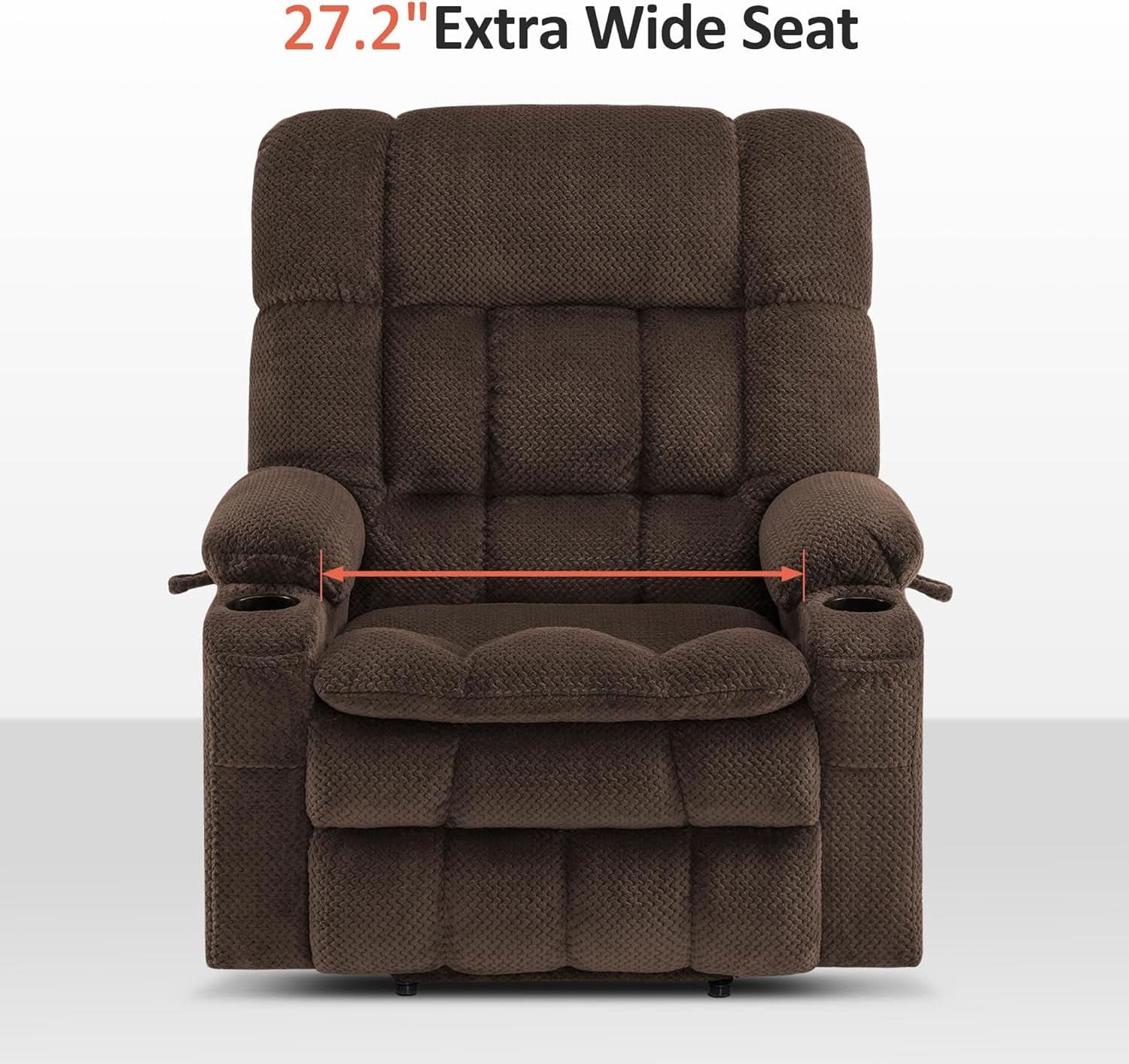 Large Power Lift Recliner With Massage And USB Ports