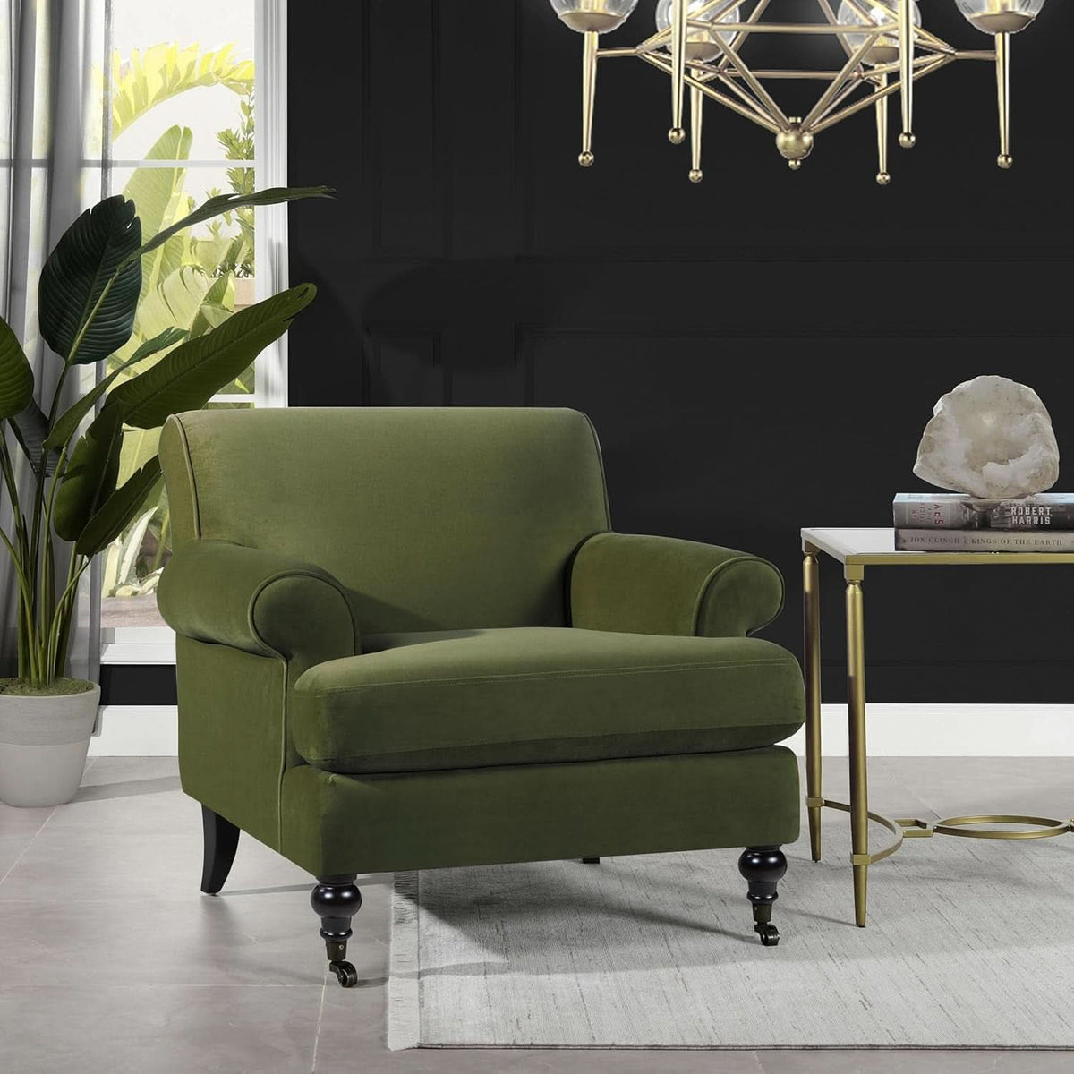 Large Upholstered Living Room Accent Chair Comfort