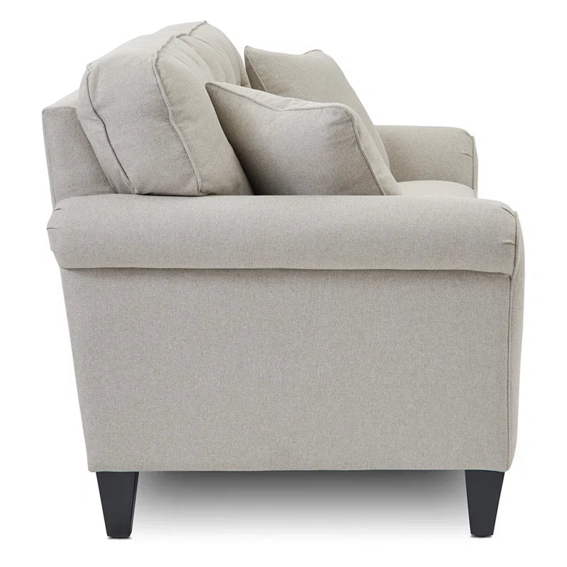 Laurel Sofa With ComfortCore Cushions And Wood Legs