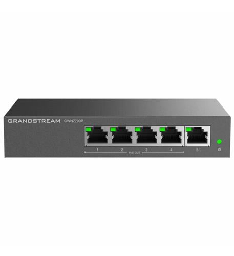 Layer 2 Unmanaged Switch, 5x GigE, Metal