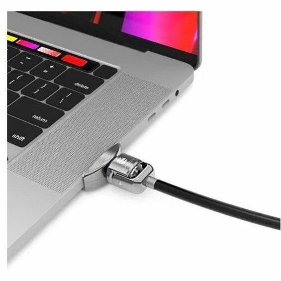 Ledge Lock Adapter for MacBook Pro 16" (2019) with Keyed Cable Lock Silver MBPR16LDG01KL