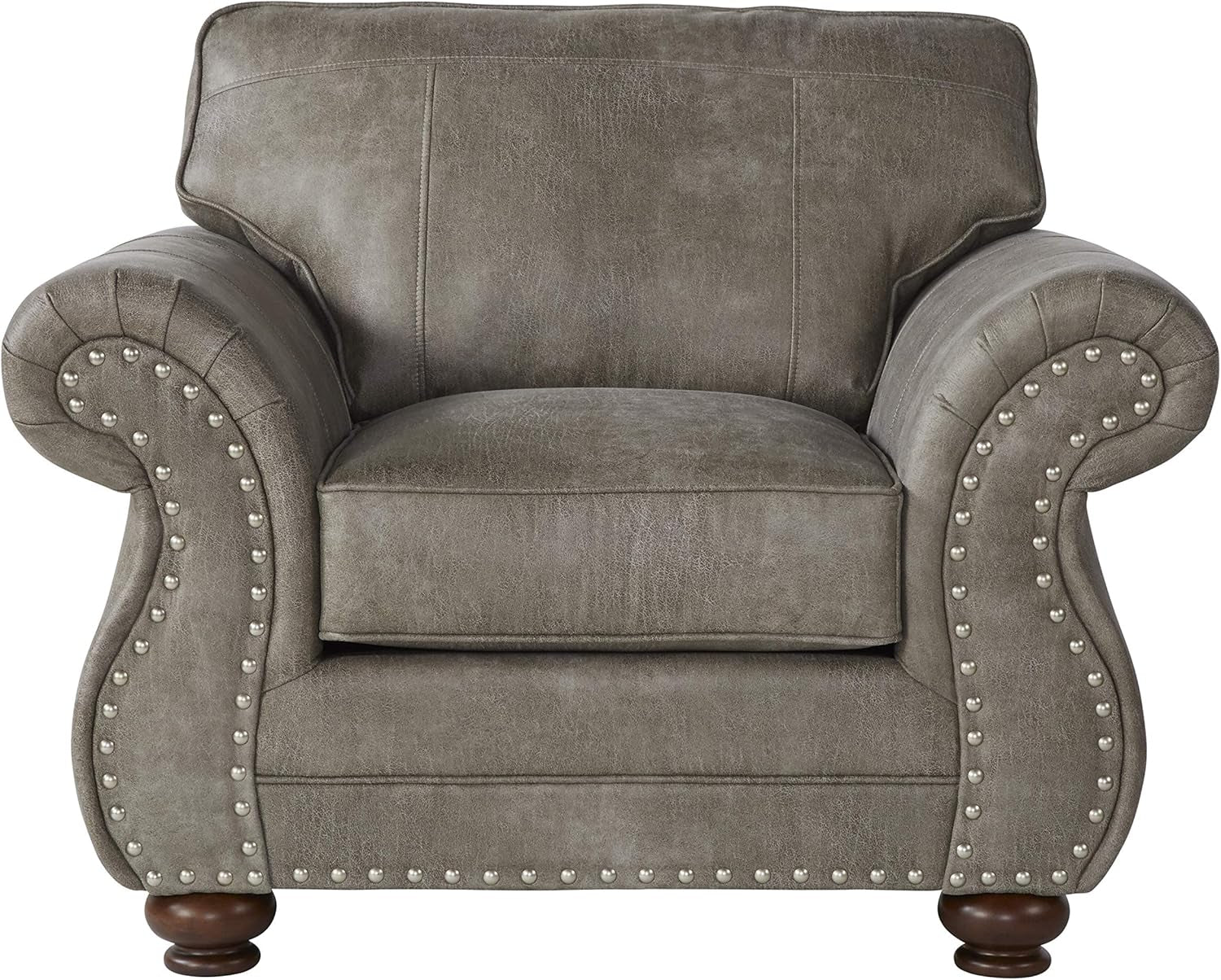 Leinster 3 Piece Living Room Set Stone Gray Collection