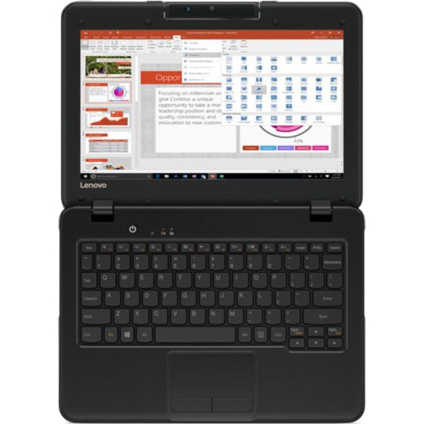 Lenovo 100e 81CY0039US 11.6 Netbook - Intel Celeron N3350 - 4 GB - 64 GB Flash Memory - Black"