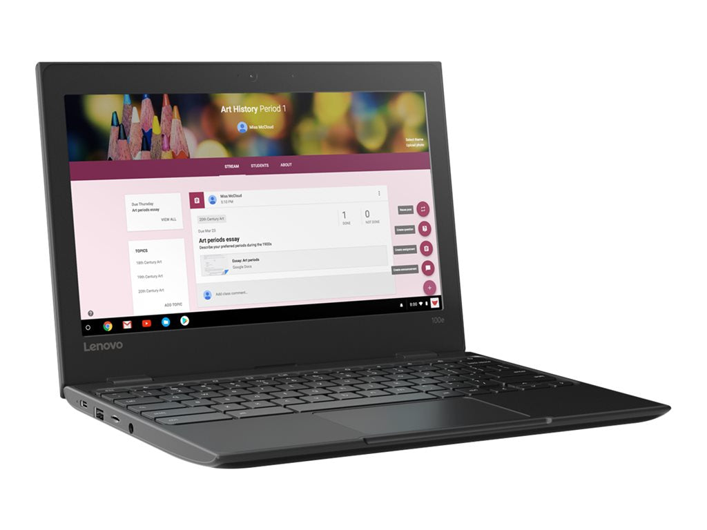 Lenovo 100e Chromebook (2nd Gen) MTK 81QB - MT8173c - Chrome OS - PowerVR GX6250 - 4 GB RAM - 32 GB eMMC - 11.6 TN 1366