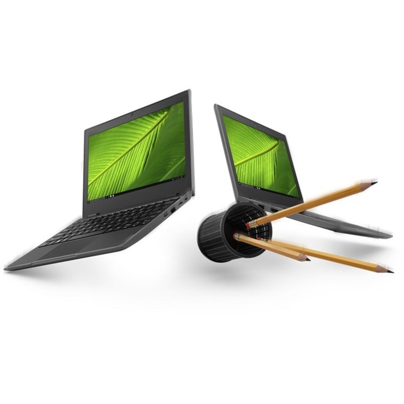 Lenovo 100e Windows 2nd Gen 81M8007GUS 11.6 Netbook - HD - Intel Celeron N4120 - 4 GB - 128 GB SSD - English Keyboard - Black"