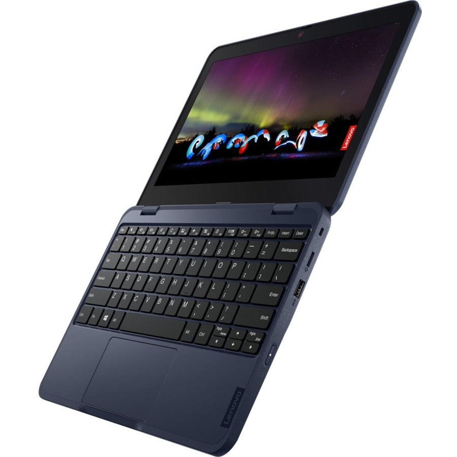 Lenovo 100w Gen 3 82HY000RUS 11.6 Netbook - HD - AMD 3015e - 4 GB - 128 GB Flash Memory - English Keyboard - Abyss Blue"