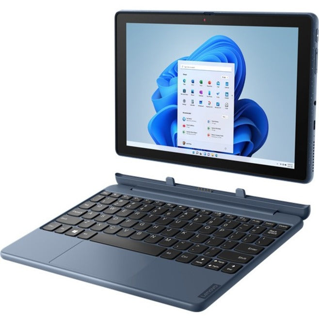 Lenovo 10W 82St0010Us 10.1" Touchscreen Detachable 2 In 1 Notebook - Wuxga - 1920 X 1200 - Qualcomm Snapdragon Octa-Core (8 Core) 2.55 Ghz - 4 Gb Total Ram - 4 Gb On-Board Memory - 128 Gb Flash Memory - Abyss Blue