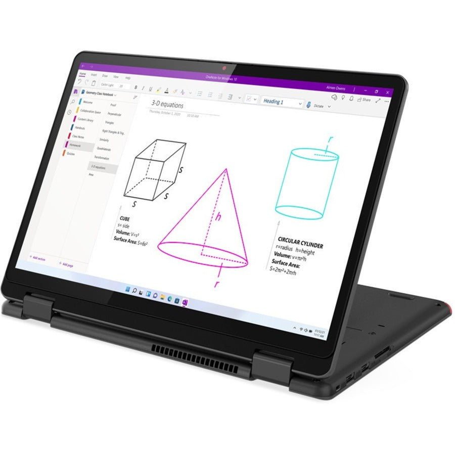 Lenovo 13W Yoga 82S1000Pus 13.3" Touchscreen Notebook - Wuxga - 1920 X 1200 - Amd Ryzen 5 5625U Hexa-Core (6 Core) 2.30 Ghz - 8 Gb Total Ram - 4 Gb On-Board Memory - 256 Gb Ssd - Thunder Black