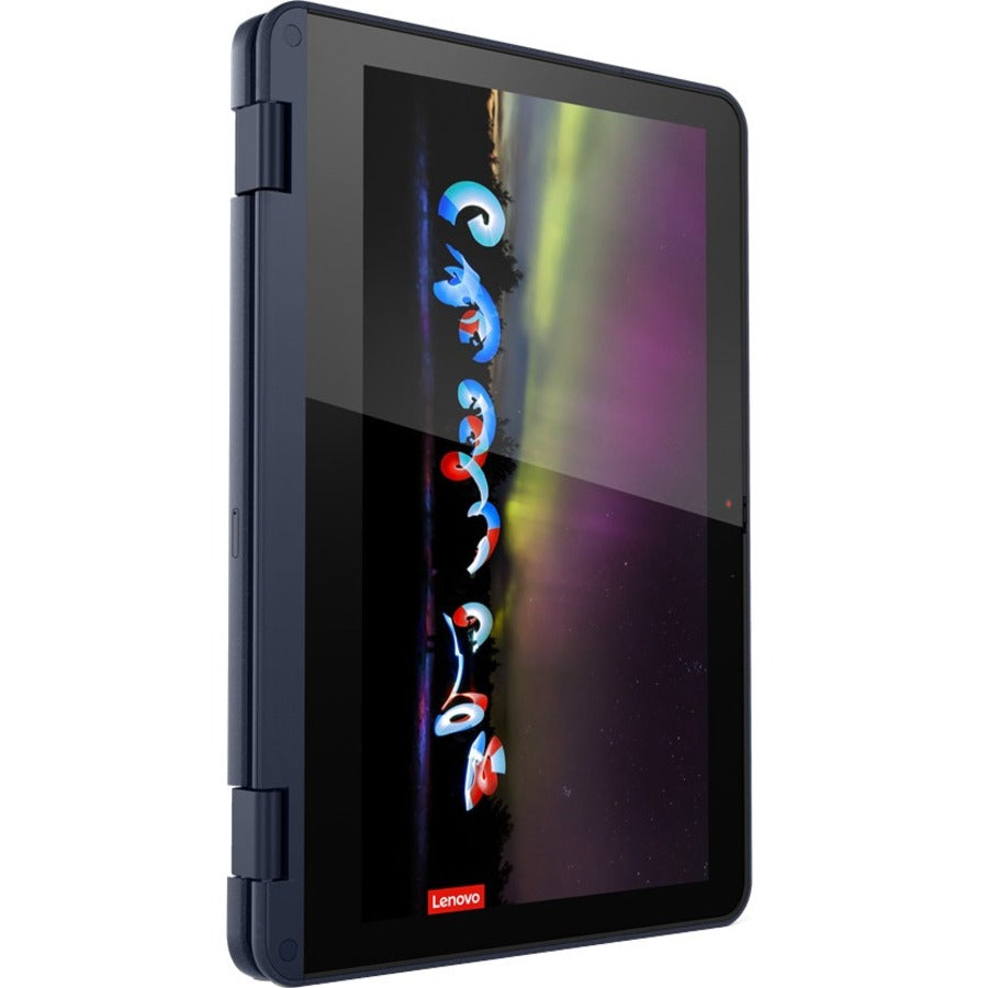 Lenovo 300W Gen 3 82J10026Us 11.6" Touchscreen Convertible 2 In 1 Notebook - Hd - 1366 X 768 - Amd 3015E Dual-Core (2 Core) 1.20 Ghz - 4 Gb Total Ram - 4 Gb On-Board Memory - 128 Gb Ssd - Abyss Blue