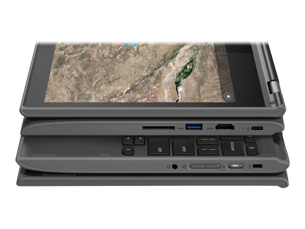 Lenovo 300e Chromebook (2nd Gen) 81MB - Flip design - Intel Celeron - N4020 / up to 2.8 GHz - Chrome OS - UHD Graphics