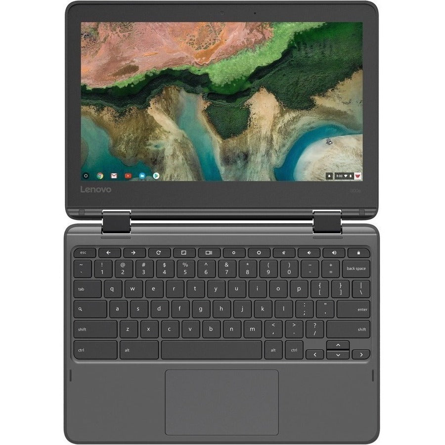 Lenovo 300e Chromebook 2nd Gen 81MB006RUS 11.6 Touchscreen Chromebook - HD - Intel Celeron N4120 - 8 GB - 64 GB Flash Memory - English Keyboard - Black"