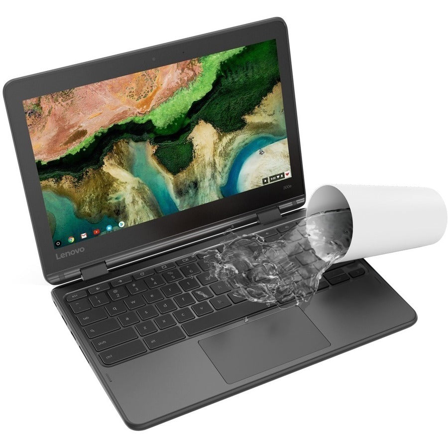 Lenovo 300e Chromebook 2nd Gen 81MB007HUS 11.6 Touchscreen Chromebook - HD - Intel Celeron N4020 - 4 GB - 32 GB Flash Memory - English Keyboard - Black"