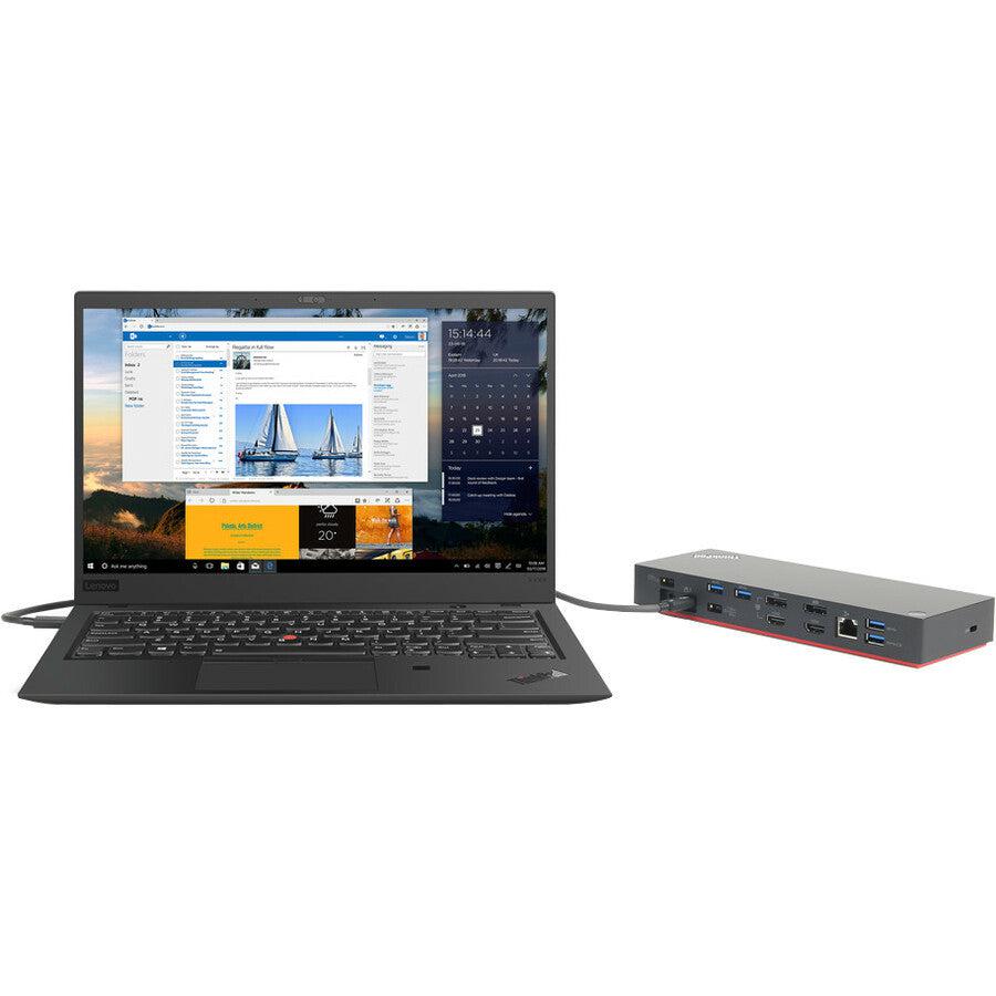 Lenovo 40An0135Us Notebook Dock/Port Replicator Wired Thunderbolt 3 Black, Red