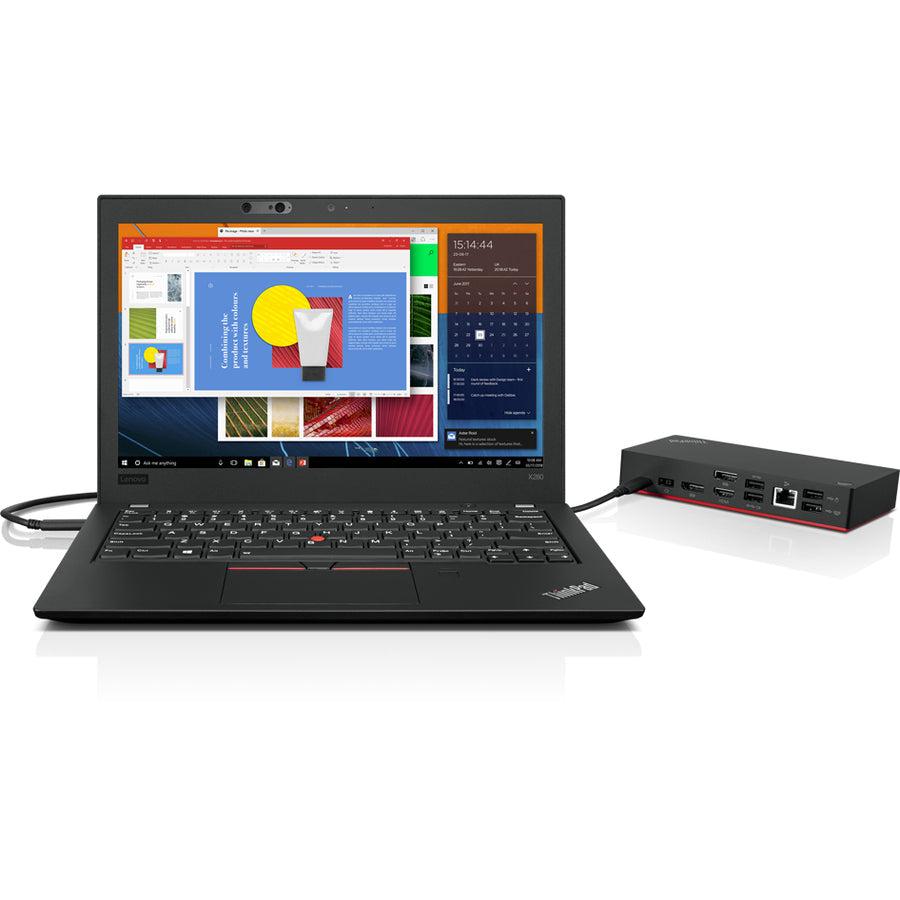 Lenovo 40As0090Us Notebook Dock/Port Replicator Wired Usb 3.2 Gen 1 (3.1 Gen 1) Type-C Black