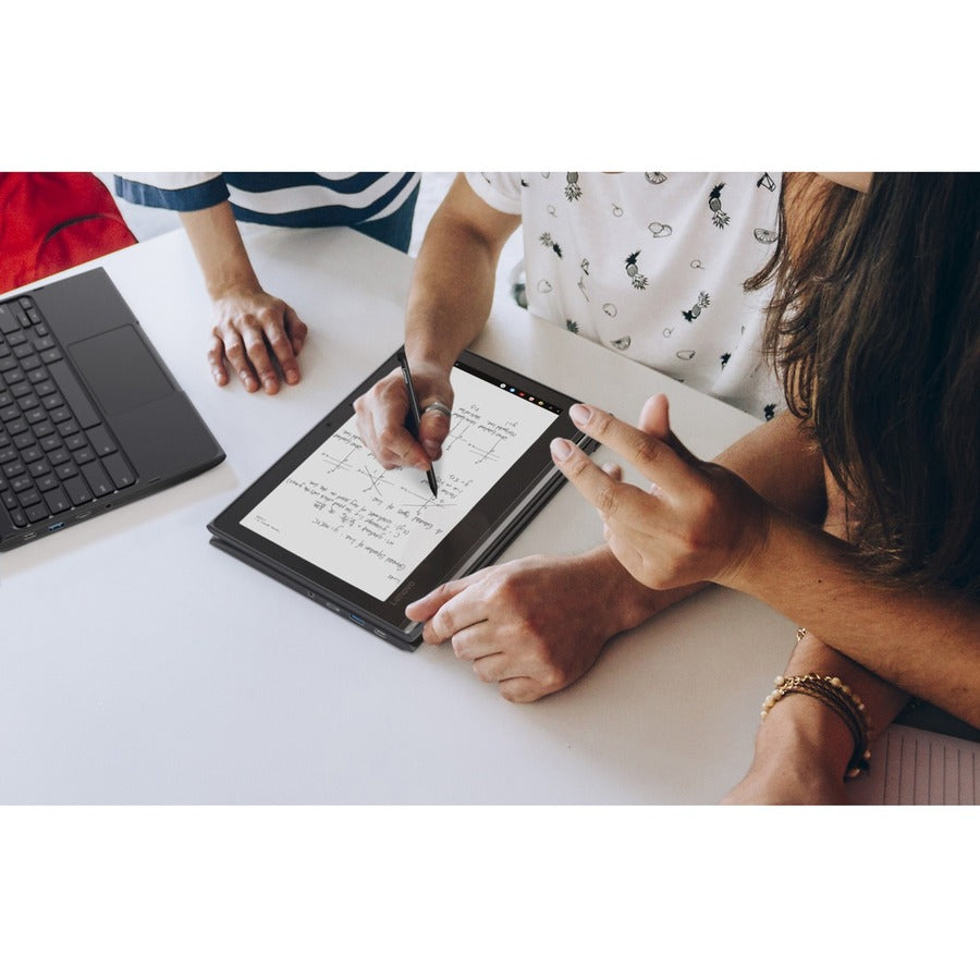 Lenovo 500E Chromebook 2Nd Gen 81Mc004Wus 11.6" Touchscreen Convertible 2 In 1 Chromebook - Hd - 1366 X 768 - Intel Celeron N4120 Quad-Core (4 Core) 1.10 Ghz - 4 Gb Total Ram - 32 Gb Flash Memory - Gray