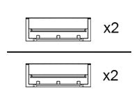Lenovo - 800GBase-CU direct attach cable - OSFP to OSFP - 5 ft - passive, flat top