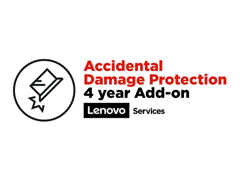Lenovo Accidental Damage Protection - Accidental damage coverage - 4 years - for ThinkPad P1; P1 (2nd Gen); P1 Gen 4; P16 Gen 5PS0V07113