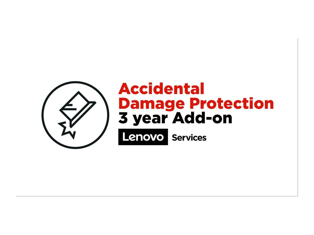 Lenovo Accidental Damage Protection Add On - Accidental damage coverage - 3 years - for IdeaCentre 3 07; 3 07ADA05; 3 07IMB05; 5PS0K78484
